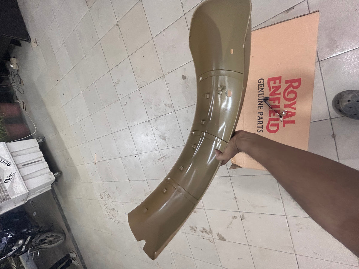 Royal Enfield Classic 350 / 500 UCE Rear Mudguard – Desert Storm Colour with Sticker – 873149 – Genuine OEM