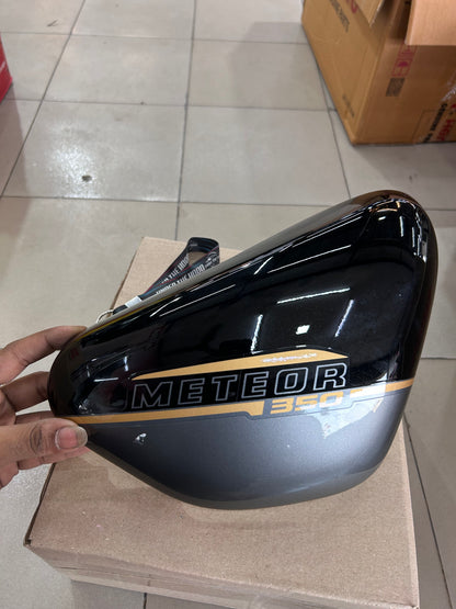 Royal Enfield Meteor 350 Supernova Black RH Outer Cover with Sticker Halcyon Black RAV02811/A