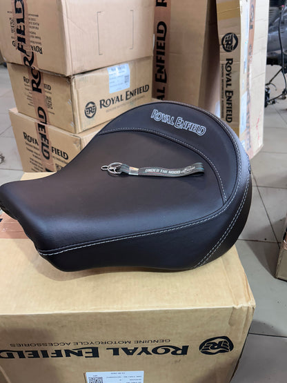 Royal Enfield Brown Touring Rider Seat for Meteor 350 KXA00074