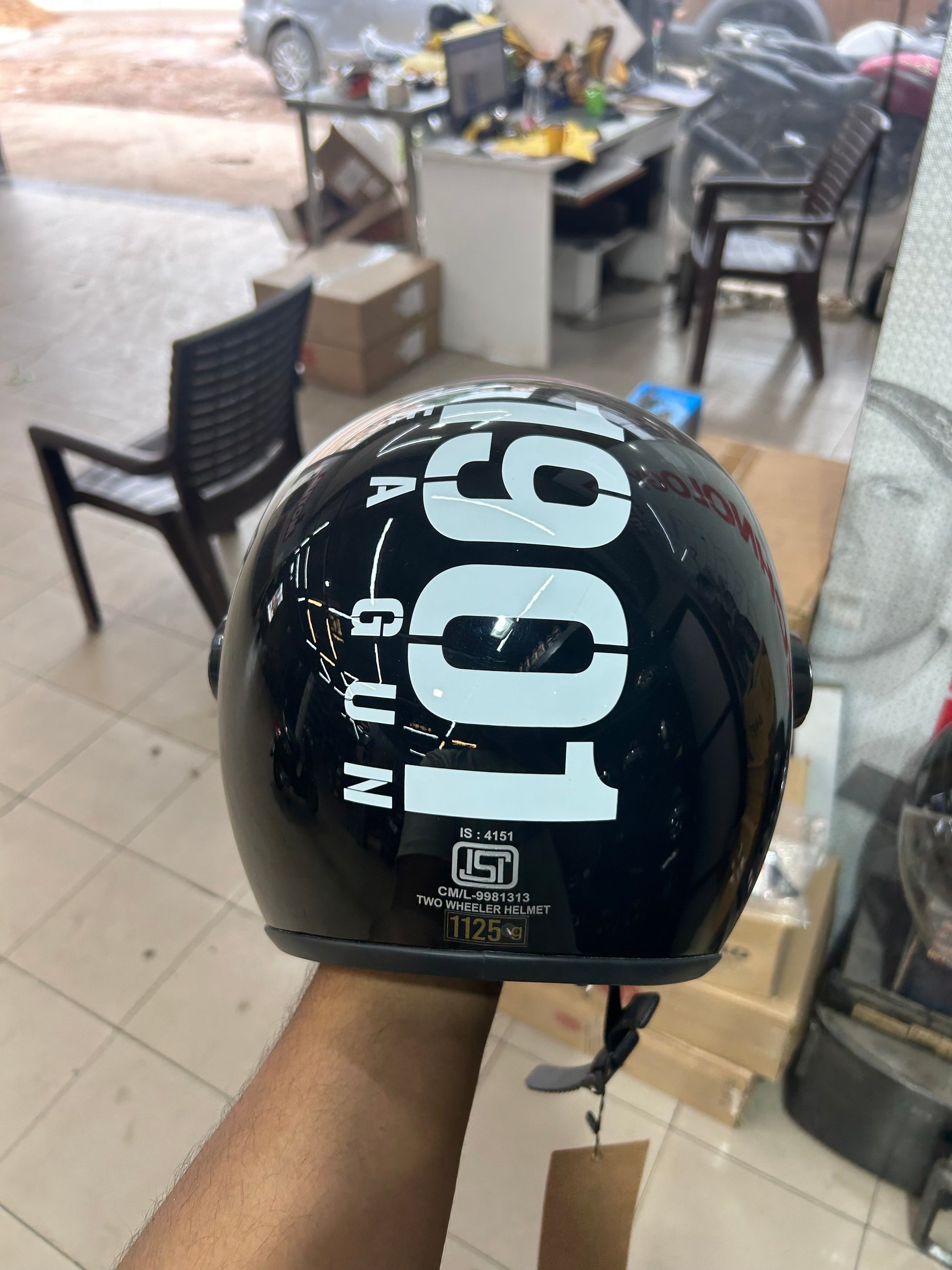 Matt Black Helmet Royal Enfield Half Face Helmet Royal Enfield Jet