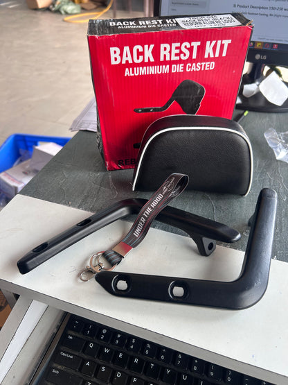 Replica Passenger Backrest for Classic 350 Reborn, Electra & Standard UCE – Comfortable Pillion Support