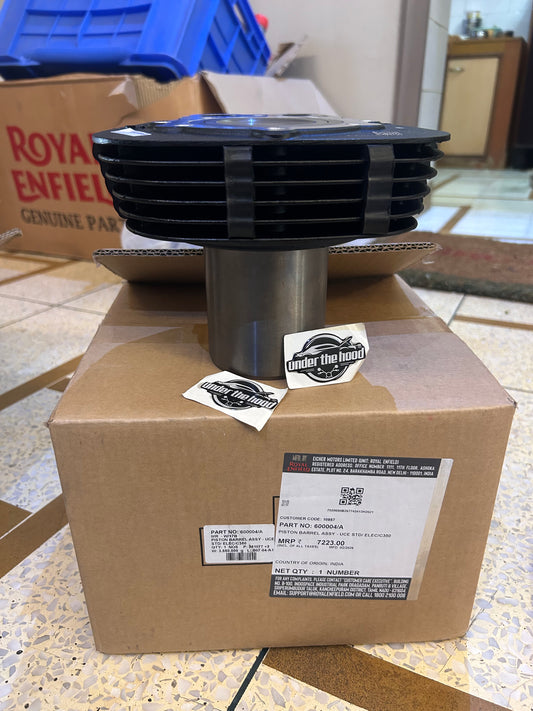 Royal Enfield 600004/A – Piston Barrel Assembly (Standard Bore) – Genuine OEM for 350cc UCE Models