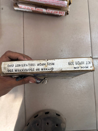 Rolon HPOR 339 High-Performance Chain & Sprocket Kit – Suzuki Gixxer 250 / Gixxer SF 250 (13T/40T, 520 Pitch, 108L)