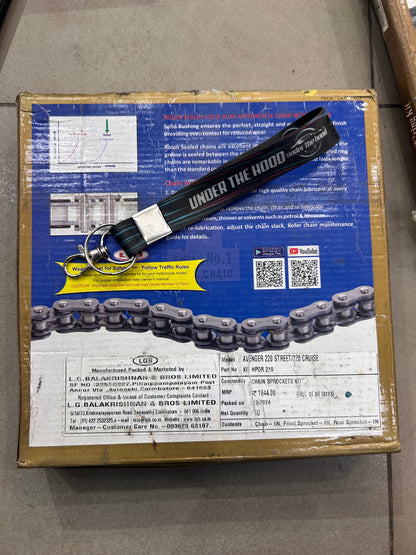 Rolon HPOR 219 High-Performance O-Ring Chain & Sprocket Kit – Bajaj Avenger 220 Street / Cruise (R520HPOR-110-2, 14T / 36T, 110L)