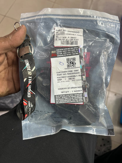 Royal Enfield Right Rider Footrest Assembly – OEM (RAE00522/D) for Bear 650