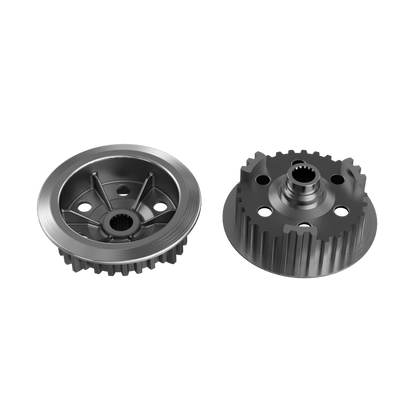 OEM 570434/D Clutch Hub for Classic, Bullet, Electra, Thunderbird & GT 535. Supports both 6-plate & 7-plate setups. Verified fit for all UCE models.