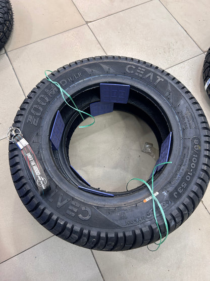 CEAT Zoom X3 90/100-10 53J Tubeless Scooter Tyre – Front/Rear for Honda Activa, Dio, Hero Pleasure, Yamaha Ray, Suzuki Access & More