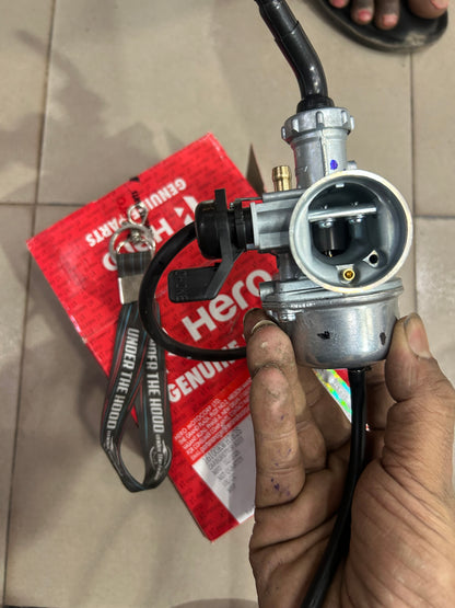 Hero Genuine Carburettor Assembly (Carburetor Assy) for Splendor+ / Passion Plus | Part No 16100KCC942S New Part Number 16100KWH762S