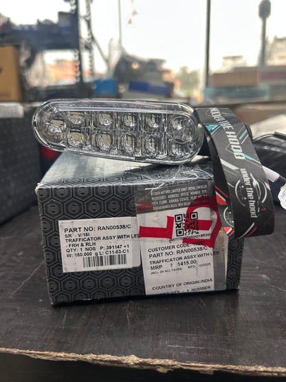 Royal Enfield LED Trafficator (Indicator) – FRH / RLH, Black — Interceptor Bear 650 (Euro 5+) — RAN00538/C | Genuine OE