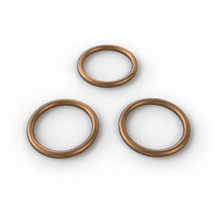 Royal Enfield 576287/A exhaust header gasket copper set for Interceptor 650 and Continental GT 650