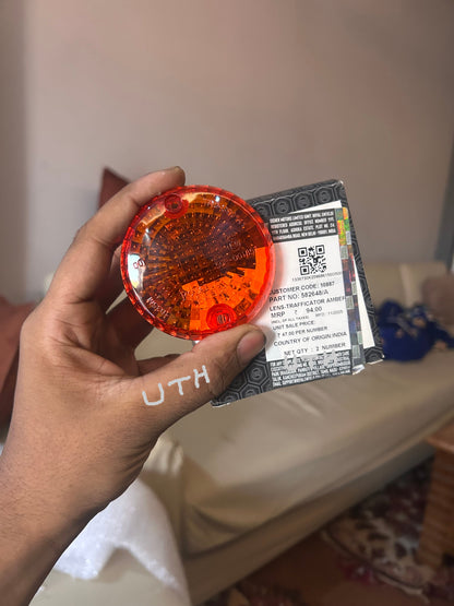 582648/A amber indicator lens – Royal Enfield UCE