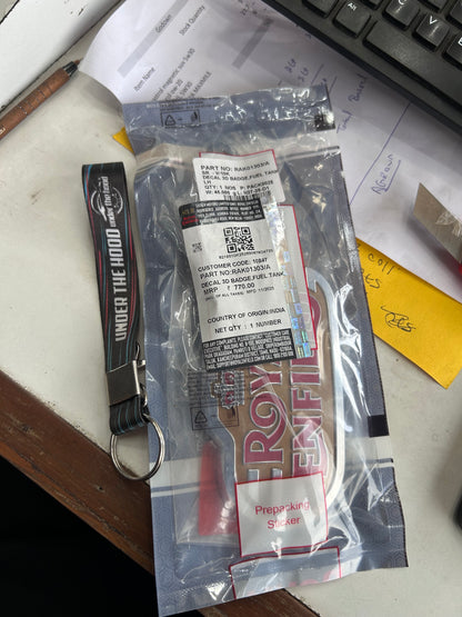 Royal Enfield RAK01303/A – 3D Fuel Tank Badge (LH) for Bullet 350 J-Series – Standard Black & Standard Maroon – Genuine OEM