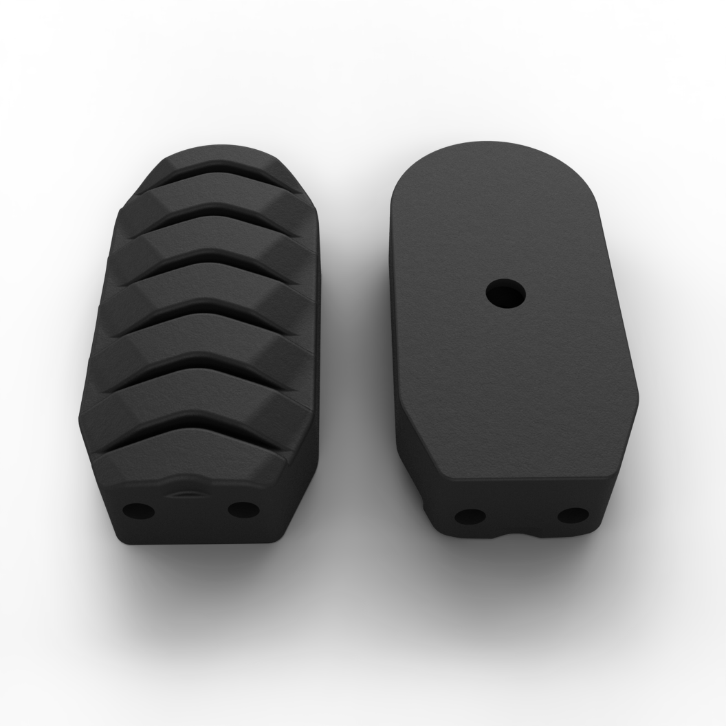 Royal Enfield Himalayan 411 Rider Footrest Rubber / Front Footpeg Rubber – 587862/C – Genuine OEM