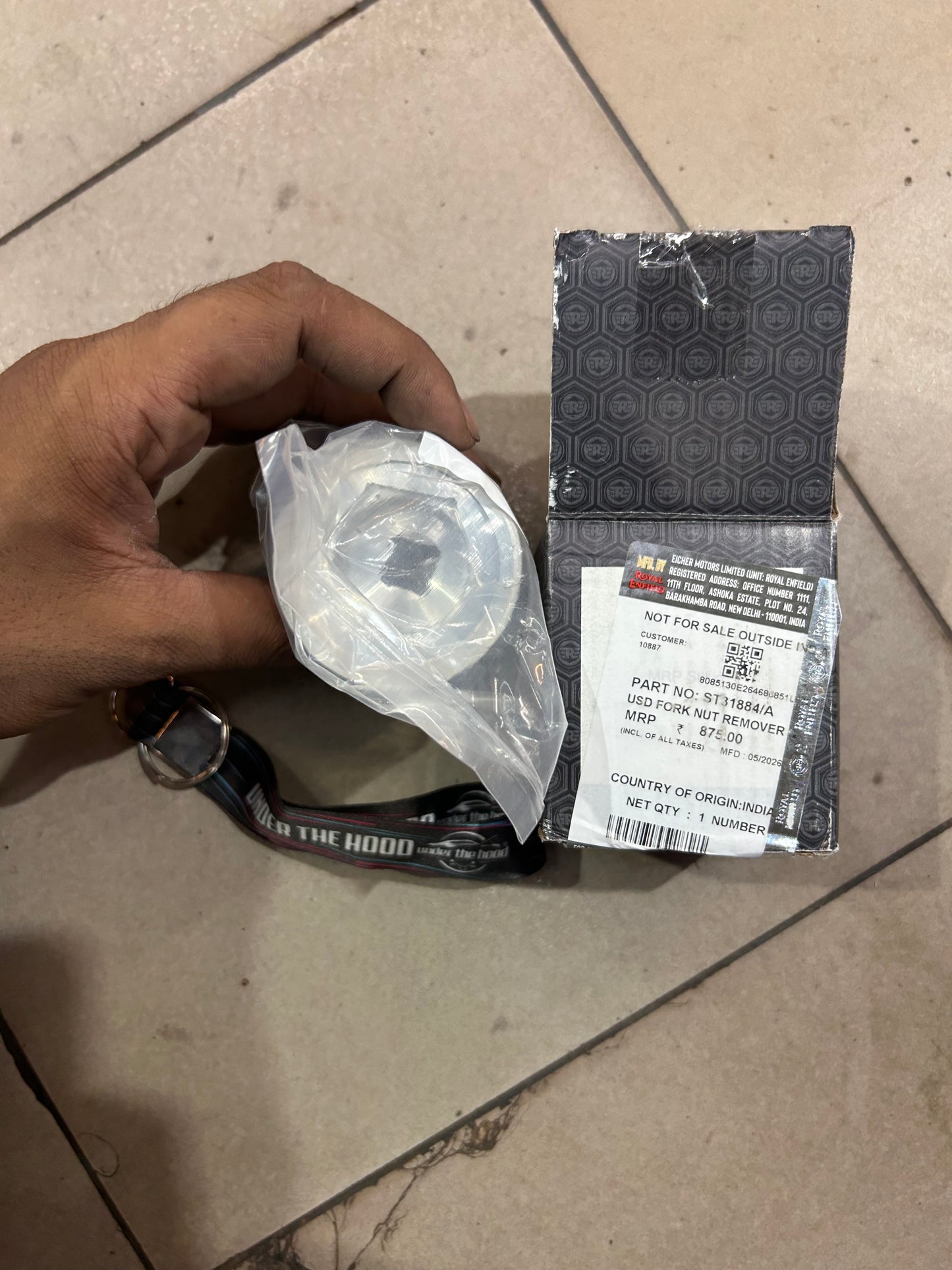 Royal Enfield Himalayan 450 USD Fork Nut Remover & Installer ST31884/A