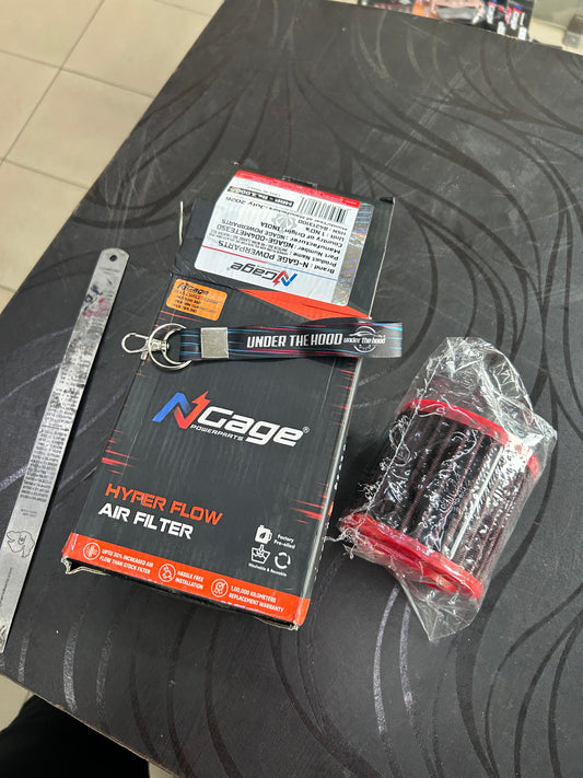 NGage Hyper Flow Performance Air Filter NGAGE-004METE350 for Royal Enfield Meteor 350, Classic 350 Reborn & Hunter 350