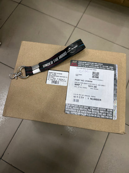 Royal Enfield Classic 350 UCE Gun Grey BS4 RH Air Filter Box Assembly with Sticker 810058