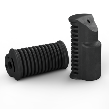 Royal Enfield 591425/C Left-Hand Footrest Rubber Sleeve for UCE Bikes
