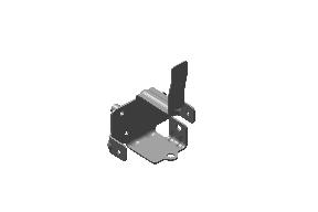 Royal Enfield 592610/C resonator mounting bracket for Bullet 350 UCE KS ES (OEM)