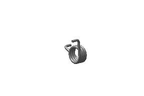 594334/C NT51 rider footrest spring – Thunderbird 350/500