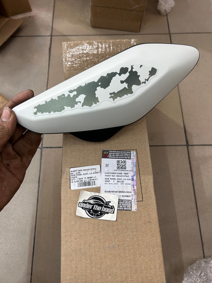 Royal Enfield RAV01379 - Side Panel Assembly (LH) - Kamet White - Himalayan 450