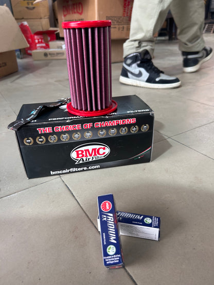 BMC Performance Air Filter FM01182 – Royal Enfield Super Meteor 650 / Shotgun 650 / Classic 650 – Washable High-Flow Cotton Intake