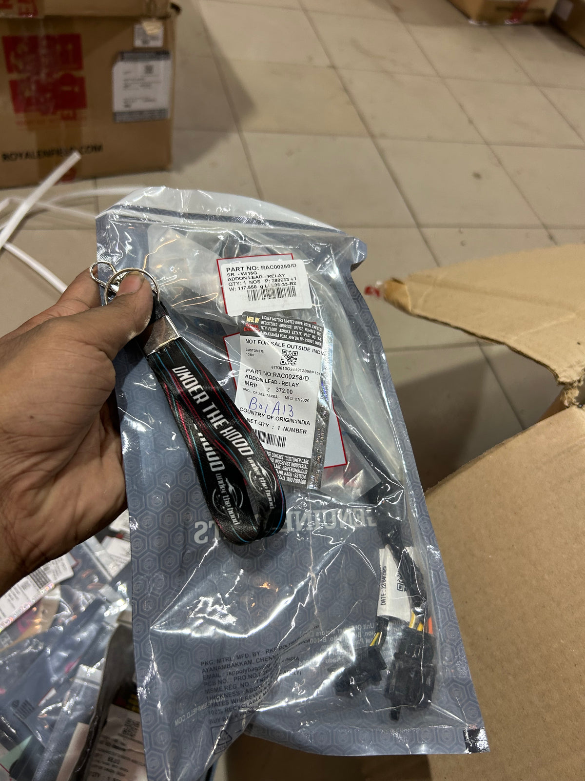 Royal Enfield Add-On Relay Lead – KS Wiring RAC00258/D