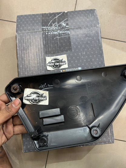 Royal Enfield RAV00950/B - Side Panel RH with Decal - Grey with Yellow (Graphite Yellow) for Scram 411 - OEM