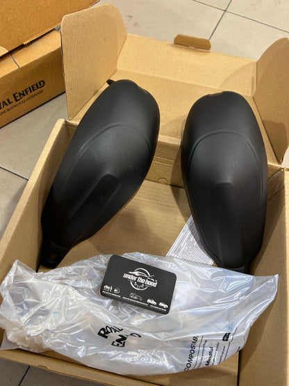 Royal Enfield Black Hand Guards for Guerrilla 450 – Genuine OEM KXA00462