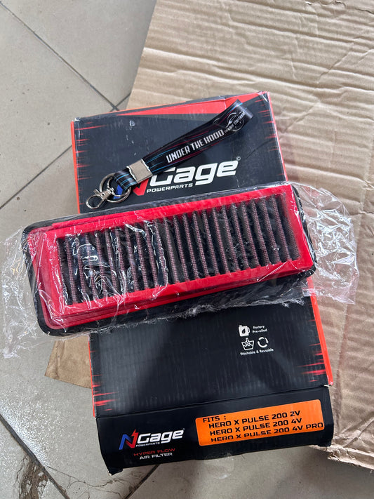 NGage Hyper Flow Performance Air Filter NGAGE-005XPUL200 – Hero Xpulse 200 2V, 200T, 4V & 4V Pro