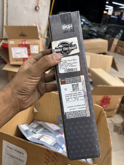 Royal Enfield RAJ01352 + RAT01502 - 2D Wheel Decal Combo (LH+RH) - RAJ01352 + RAT01502 (Combo) - Genuine Rim Stickers