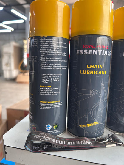 Royal Enfield Essentials Chain Lube & Chain Cleaner 500ml – Genuine OEM Chain Care Combo for All Royal Enfield & Other Bikes