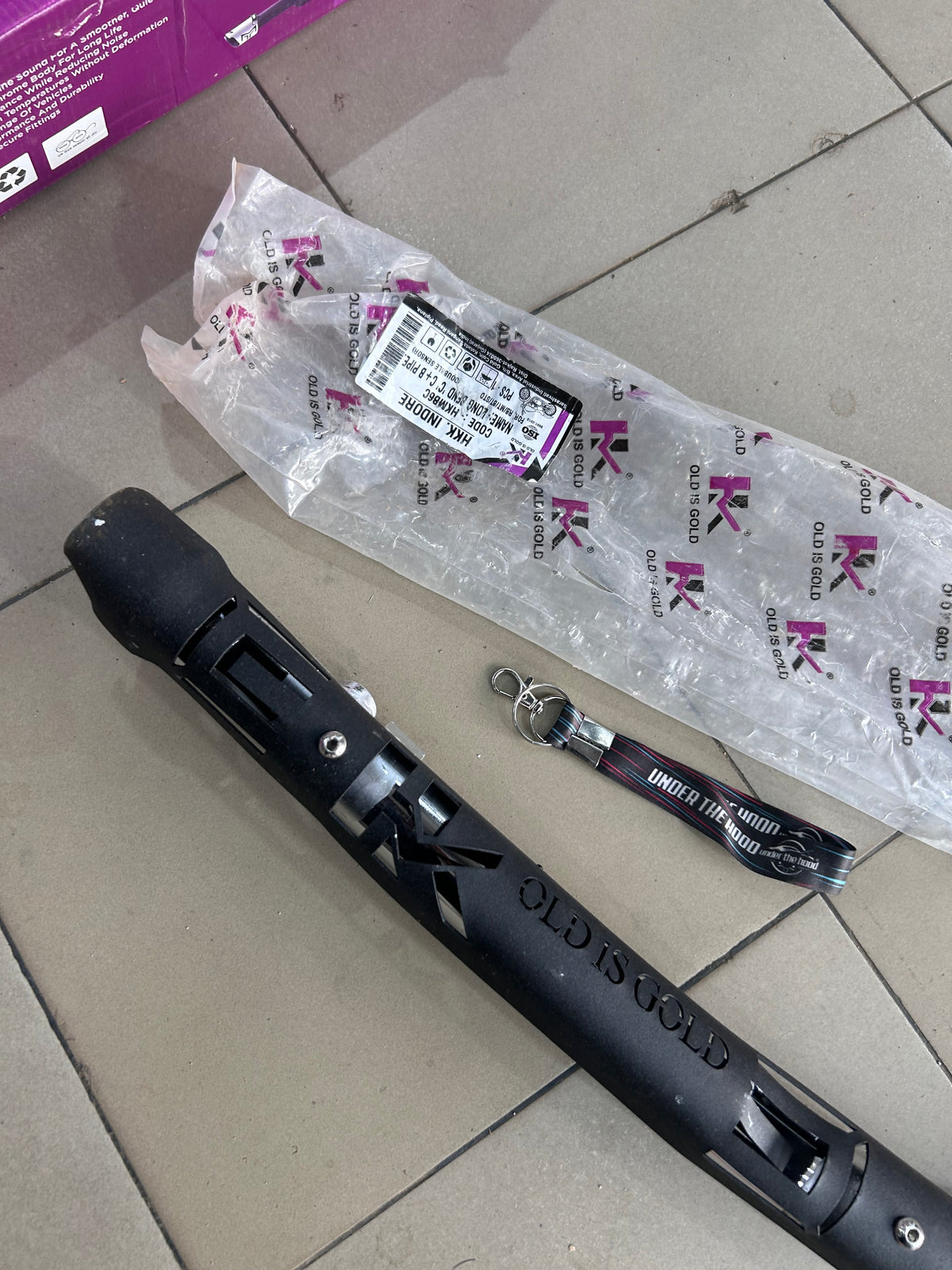 HKK Indore HKMB6C Dual-Sensor Long C Bend Pipe for Royal Enfield J-Series 350