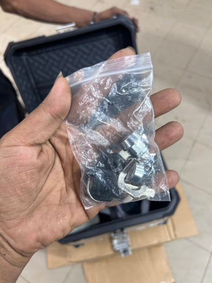 BS Auto 45L Aluminium Top Box – Black & Silver | Waterproof, Secure, Touring Luggage Case