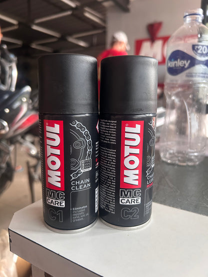 Motul Chain Maintenance Kit Front View – C1 + C2
