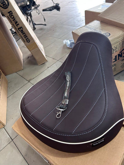 Royal Enfield Goan Classic 350 Brown Custom Rider Seat KXA00187