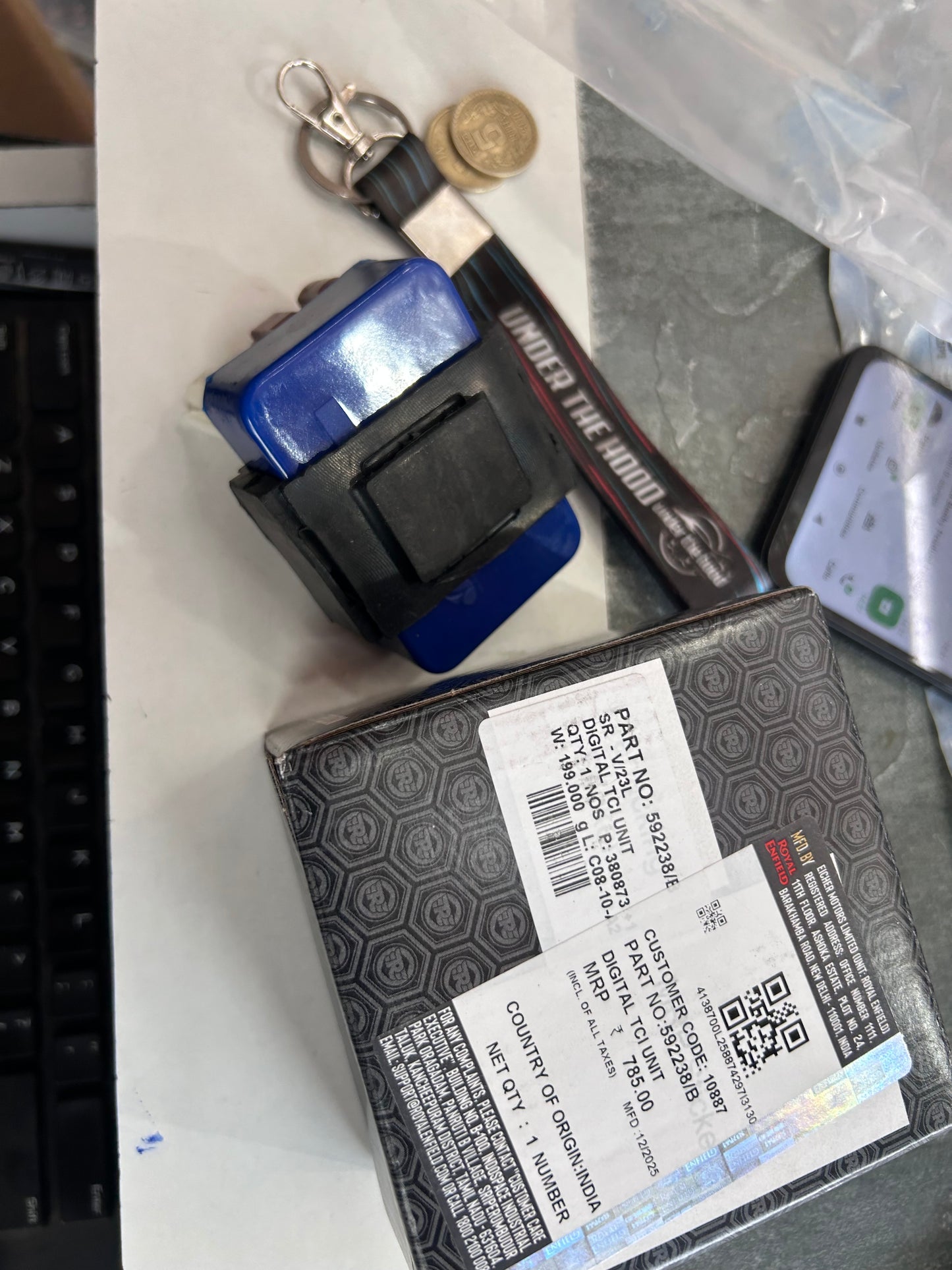 Genuine Digital TCI Unit (Ignition Module) for Royal Enfield Bullet 350 UCE / Classic 350 / Thunderbird 350 / Electra | 592238/B