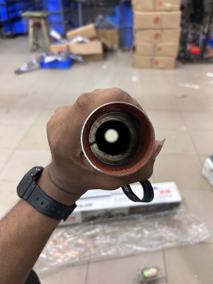 SILMAN Short Punjab Big Mouth 57mm Chrome Silencer LSM4-A – Royal Enfield Classic 350 Reborn, Meteor 350 & Bullet 350 / Battalion J-Series