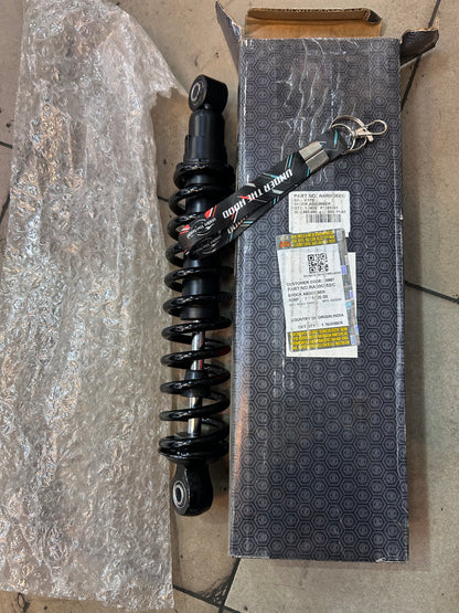 Royal Enfield RAR00052/C – OEM Rear Shock Absorber (Single Piece, Chrome) for Hunter 350 (Factory, Dapper, Rebel)