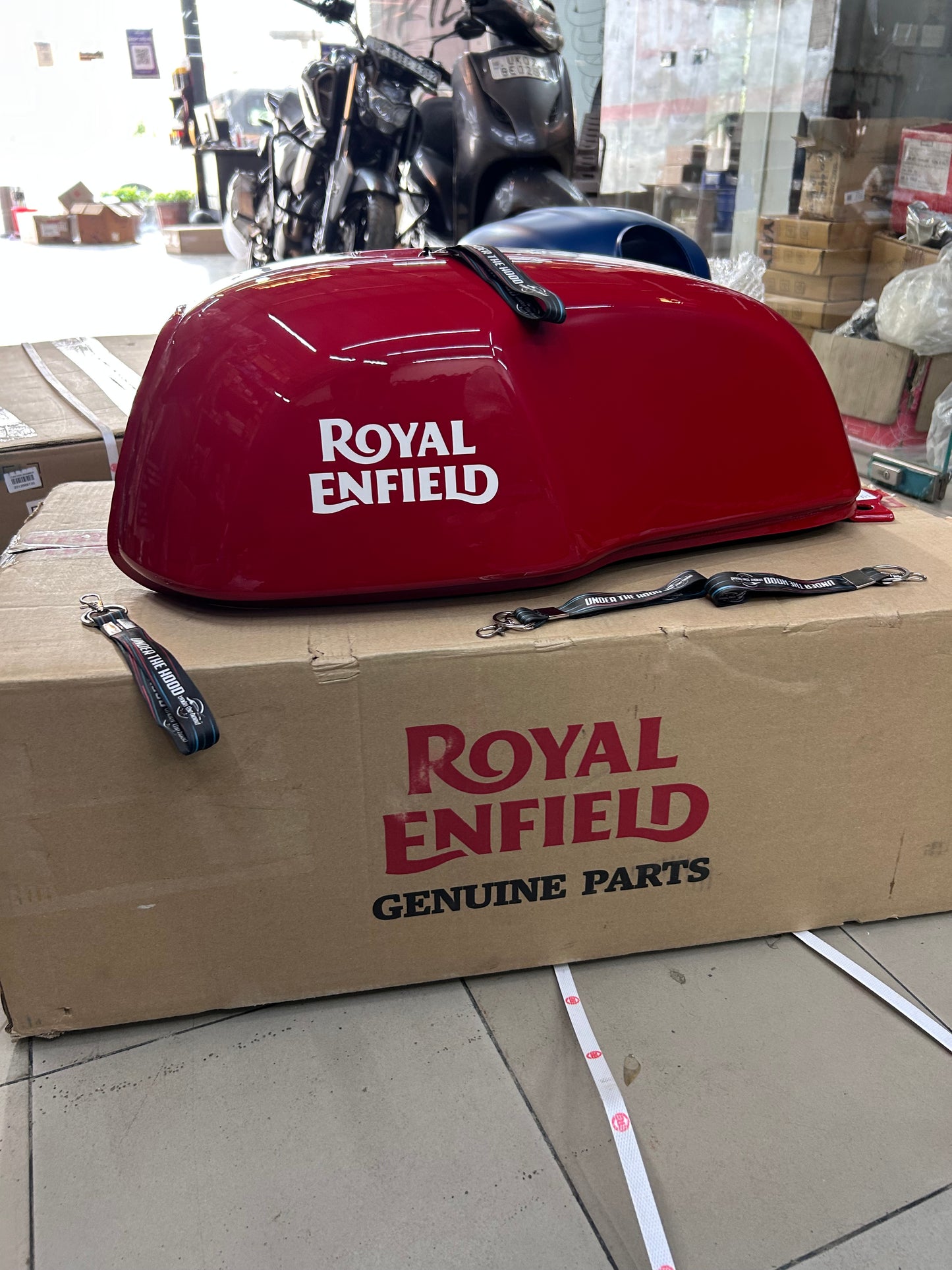 Royal Enfield Continental GT 650 Rocker Red Painted Fuel Tank RAK00780/A