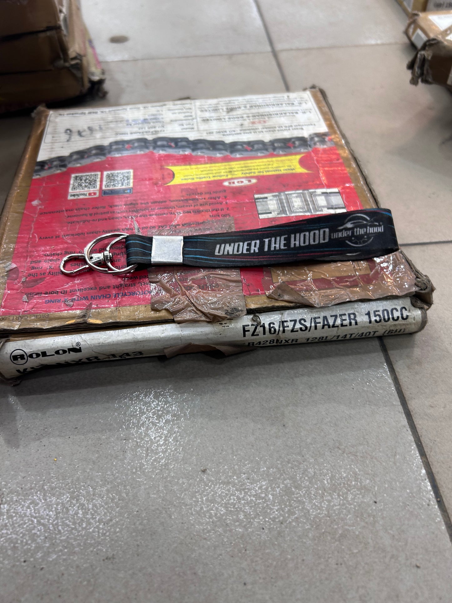 Rolon Chain & Sprocket Kit KIT HBSXR 228 – Yamaha FZ V2 150cc FI (R428HBSXR 128L, 14T/41T)