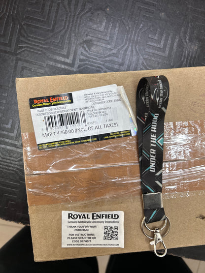 Royal Enfield Silver LED Indicators KXA00263 — OEM LED Signal Kit for Super Meteor 650 & Shotgun 650