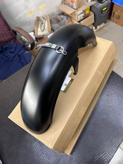 Genuine Royal Enfield Front Mudguard Assembly (FMG) – Matt Black – RAG00143/A ALL NEW CLASSIC 350 - DARK STEALTH BLACK