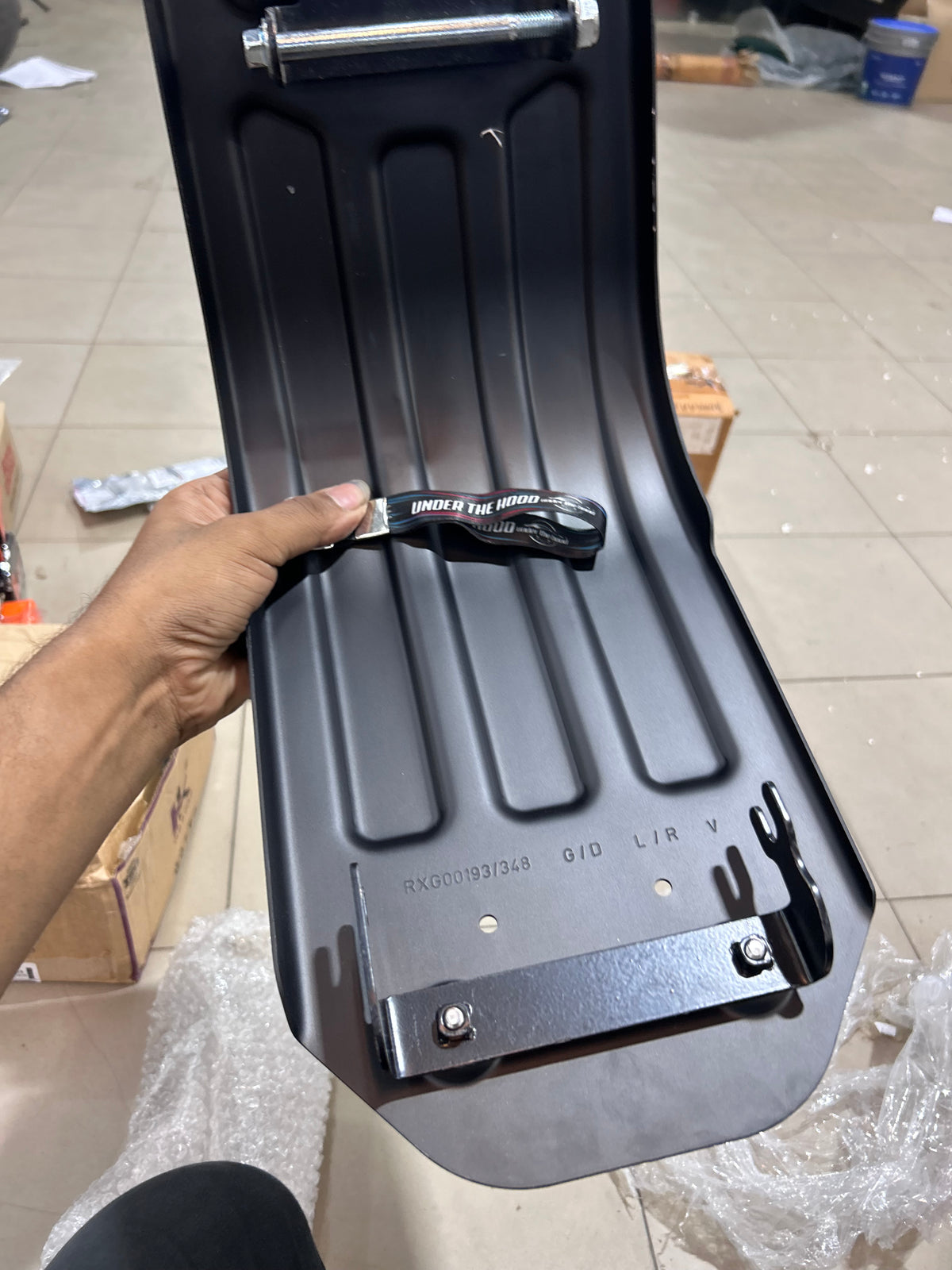 Royal Enfield Hunter 350 Premium Black Sump Guard / Engine Bash Plate – Silman OE-Style Aftermarket