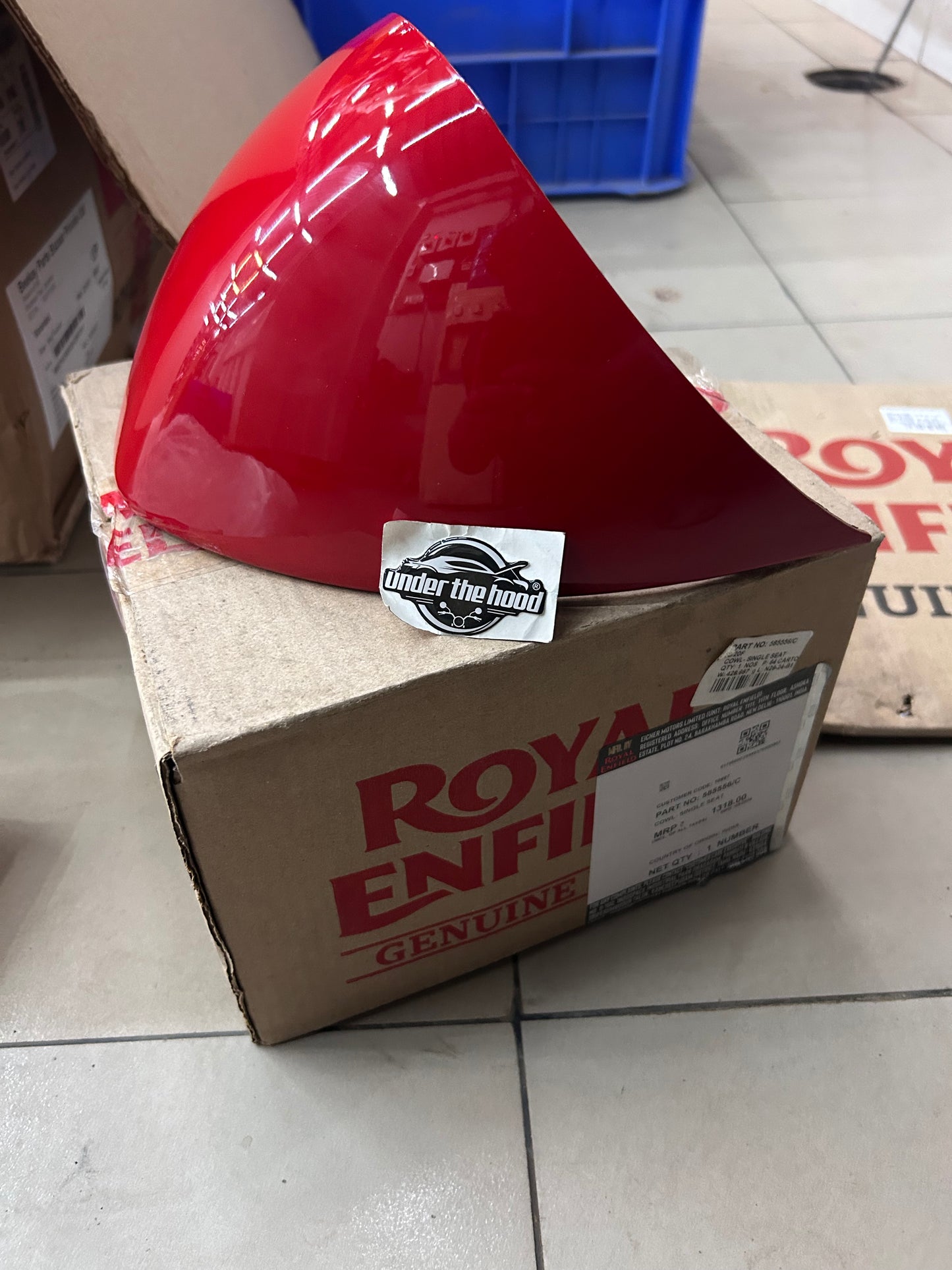 Royal Enfield 585556 — Cowl – Single Seat (Seat Cowl / Cafe Cowl) for Continental GT 535 (UCE 535) — Genuine OEM