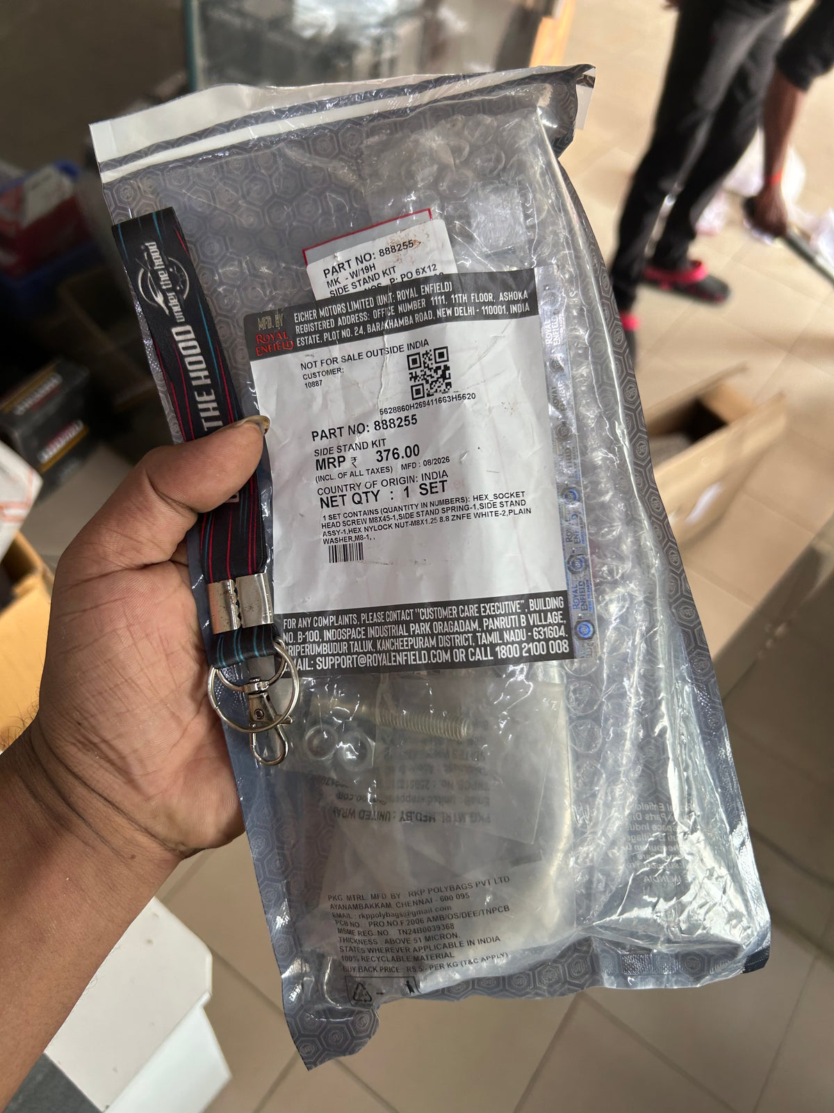 Royal Enfield Classic 350 UCE / Classic 500 / Bullet 500 Side Stand Kit – 888255