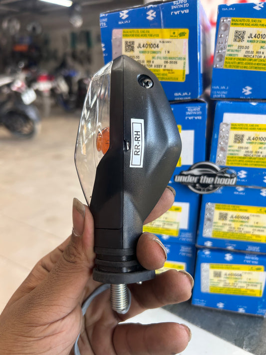 Bajaj JL401004 Indicator Assembly – Front LH & Rear RH for Pulsar (NS160/200NS/AS150/AS200, 2012–2017)