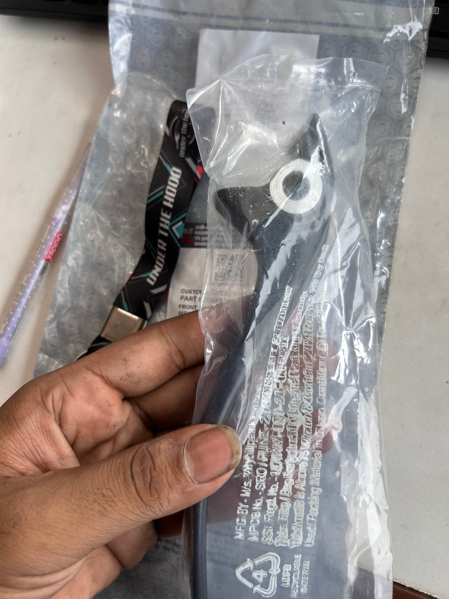 Royal Enfield RAB00272/A Front Brake Lever – Black | Genuine Replacement for Meteor 350, Classic 350 (2021+), and Bullet 350