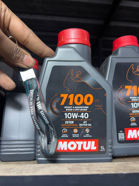 Motul 7100 4T 10W-40 Fully Synthetic Ester Engine Oil (1L) | JASO MA2 | API SP | For High-Performance Bikes & Wet Clutch