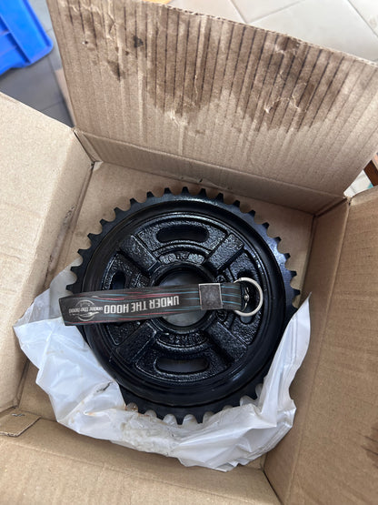 Rear Sprocket Drum Black 38T for Bullet 350/500, Classic 350/500, Electra & Thunderbird – Genuine Royal Enfield 801479