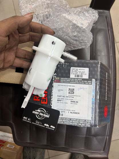 Royal Enfield 587377/A – Fuel Pump Assembly (EFI) for Himalayan, Scram 411, Classic 500, Thunderbird 500, Bullet 500, GT 535 (BS4 Models)